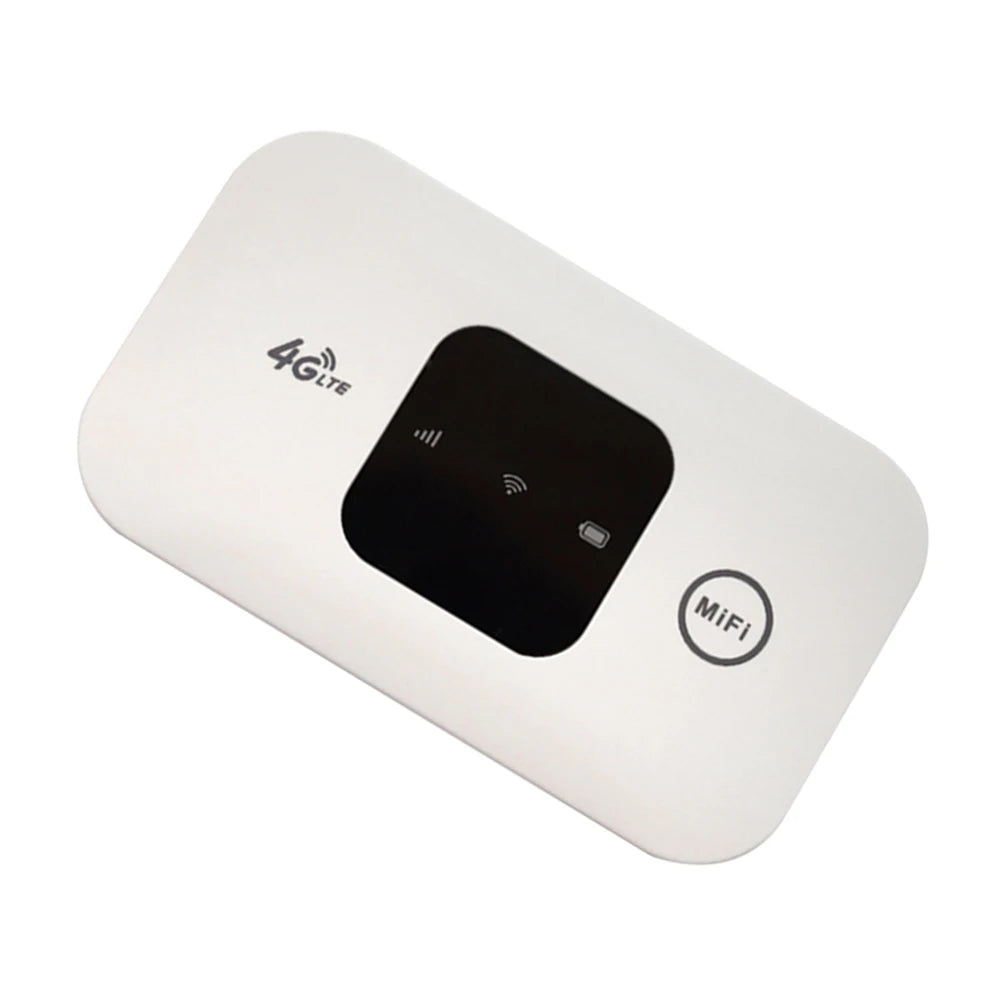 4G Pocket WiFi Router 2100mAh Mobile Hotspot with SIM Card Slot Wireless Modem Wide Coverage 4G Wireless Router